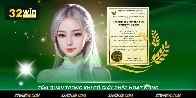 Giấy phép cam kết minh bạch.